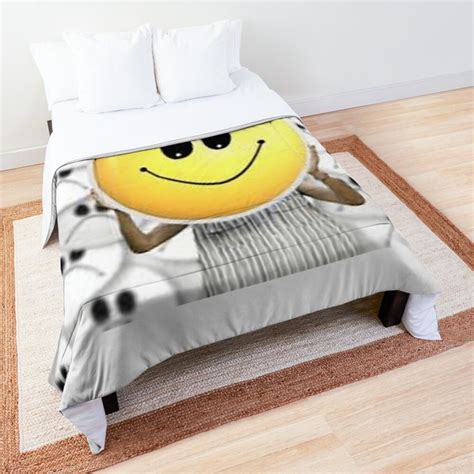 Smiley Girl Art Comforter By Steelpaulo