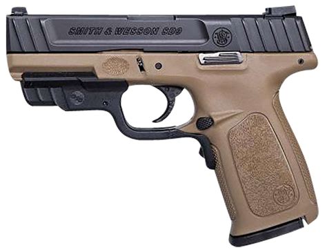 Smith And Wesson 12400 Sd9 9mm Luger 4 161 Flat Dark Earth Frame Black