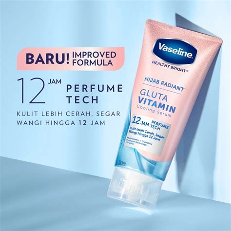 Jual Vaseline Hijab Radiant Gluta Vitamin Cooling Serum With 12hour 180ml Shopee Indonesia