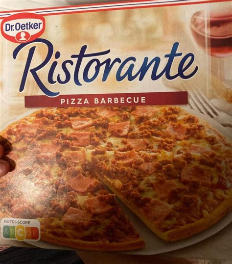 Ristorante Pizza Barbecue Dr Oetker Kalorie Kj A Nutri N Hodnoty