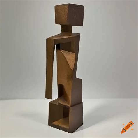 Cubist Sculpture Of Ancient Gods