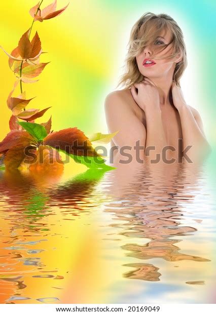 Portrait Nude Blonde Blue Eyes On Stock Photo Shutterstock