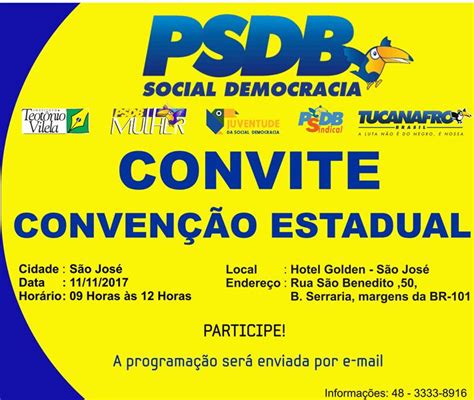 Psdb Alinha Chapa Nica Para Conven O Blog Do Prisco