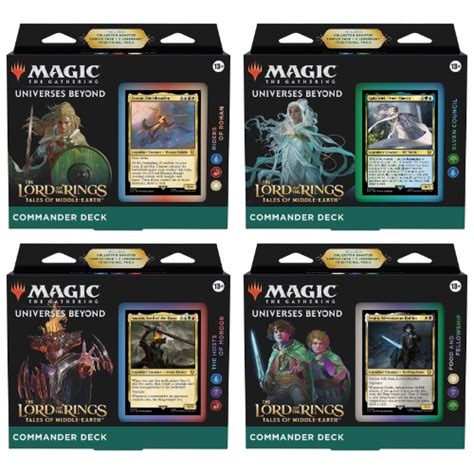 Carte Magic The Gathering Mazzi Commander Il Signore Degli Anelli