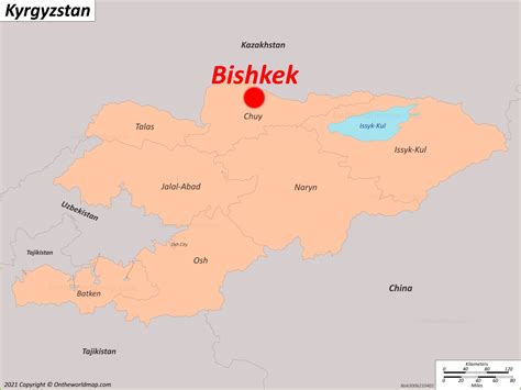 Bishkek Map | Kyrgyzstan | Detailed Maps of Bishkek