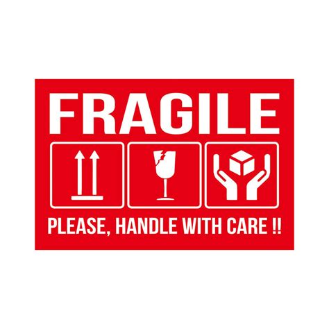 Jual Sticker Fragile Pecah Belah Jangan Di Banting Shopee Indonesia