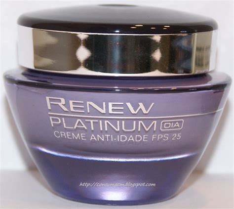 Testada Linha Renew Platinum Avon Consuma Modera O