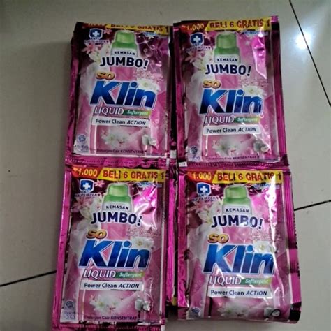 Jual So Klin Liquid Sachet Jumbo 1000 40ml Shopee Indonesia