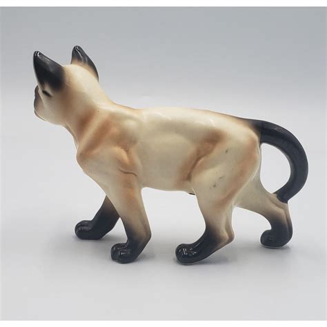 Vintage Lefton Japan Siamese Cat Figurine H6531 Rare Excellent Condition Etsy