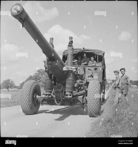 The British Army In North West Europe 1944 45 55 Inch Gun And Aec