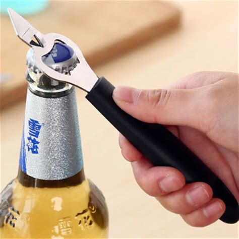 Multifunctional Portable Bottle Opener Creative Personality Stainless Steel Beverage Beer Cans ...