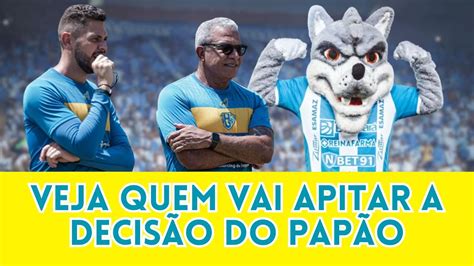 Not Cias Do Paysandu Veja Quem Vai Apitar O Jogo Do Pap O Youtube