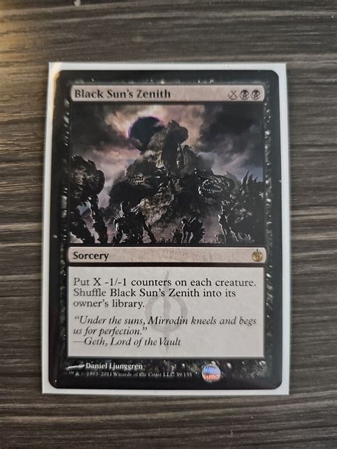 Mtg Black Suns Zenith Mirrodin Besieged 39155 Regular Rare Ebay