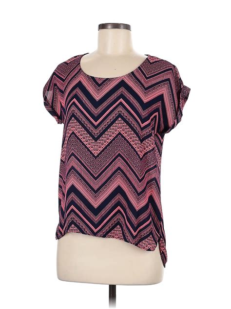 Pink Republic 100 Polyester Chevron Herringbone Color Block Chevron