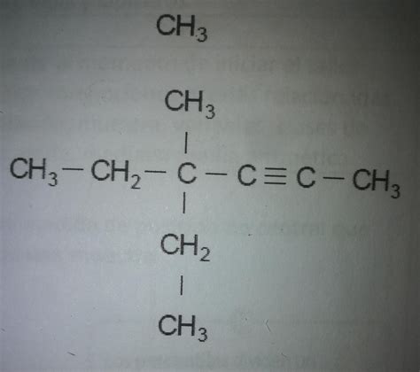 3 etil 3 metil 4 hexino cuál sería su estructura Brainly lat
