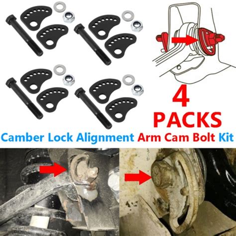 Steel Camber Lock Alignment Fix For 99 18 CHEVROLET Silverado 1500 2500