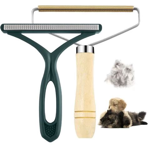 Rasoir Anti Bouloche Manuel Brosse Anti Poils Chien Chat Animaux