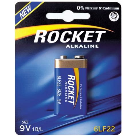 Baterija Rocket 6LF22 – 9V alkalna blister | MAKS POWER