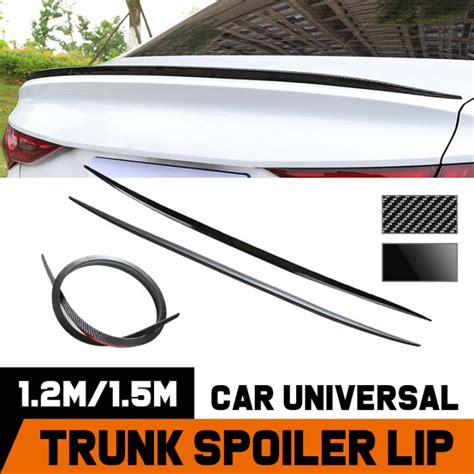 Universal Roof Spoiler Car Styling Carbon Fiber Bright Black Spoilers