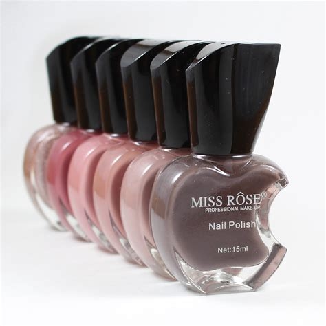 Kit Esmaltes Miss Rose Nude 6 unidades em Promoção na Americanas
