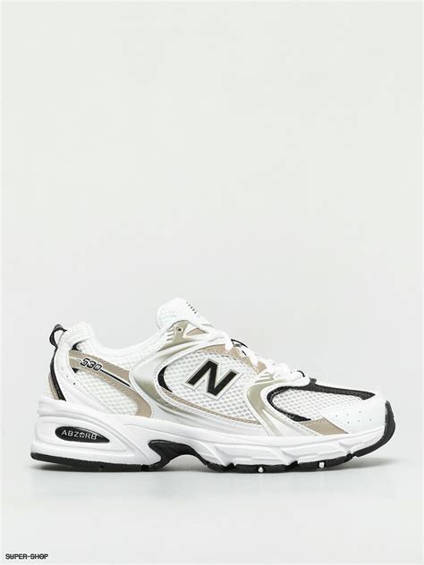 New Balance 530 Shoes Munsell Whitelight Gold Met