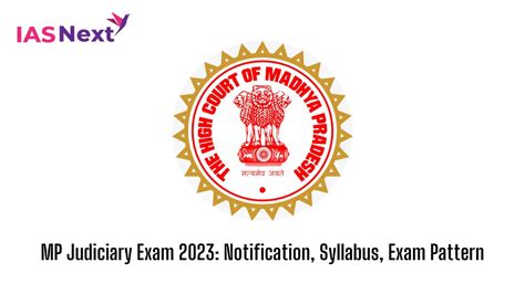 Mp Judiciary Exam 2023 Notification Syllabus