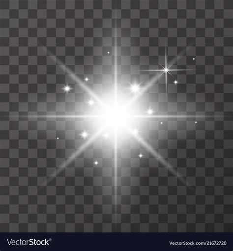 Glow Light Effect Royalty Free Vector Image VectorStock