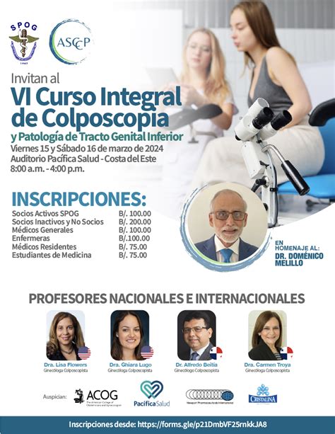 VI Curso Integral de Colposcopía y Patología del Tracto Genital