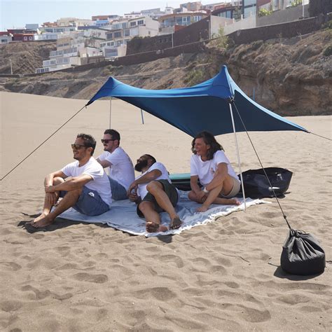 Anti Uv Beach Canopy Blue