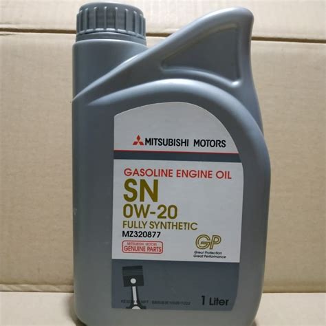 Jual Oli Mitsubishi 0w 20 SN Fully Synthetic 1L Ori Asli Jakarta