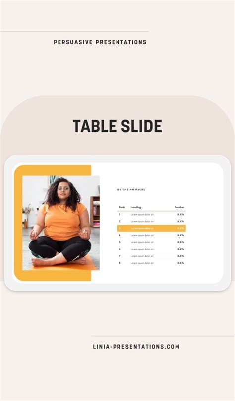 table  template powerpoint  google