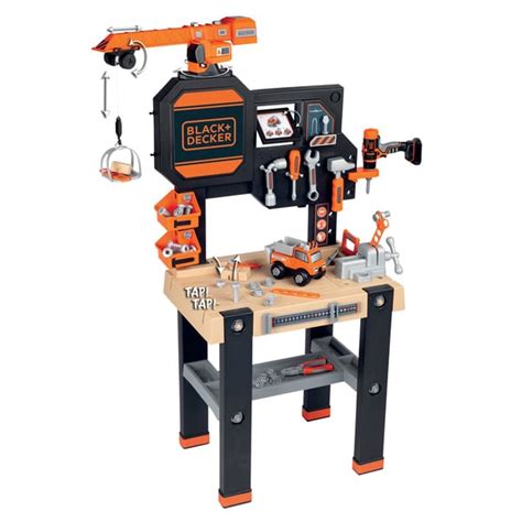 Etabli Bricolo Builder Black Et Decker Smoby King Jouet Bricolage Smoby