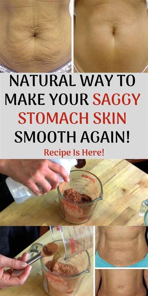 The Way To Make Your Saggy Stomach Skin Smooth Naturally