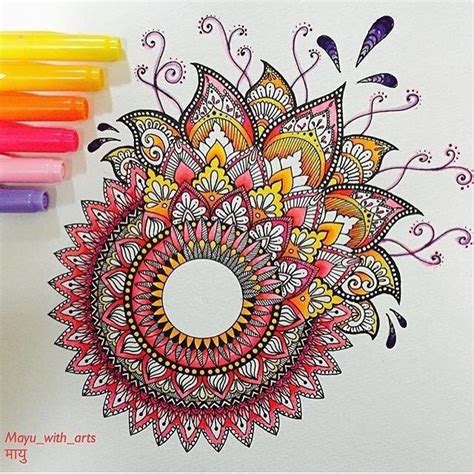 How To Draw A Mandala Beginner Friendly Brighter Craft Mandala