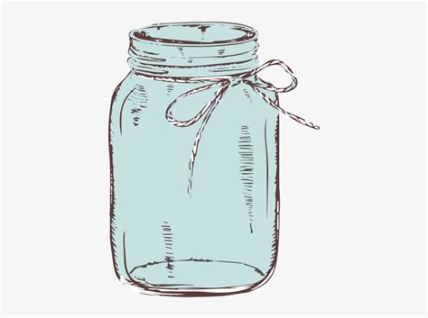 Hanging Mason Jar Clip Art