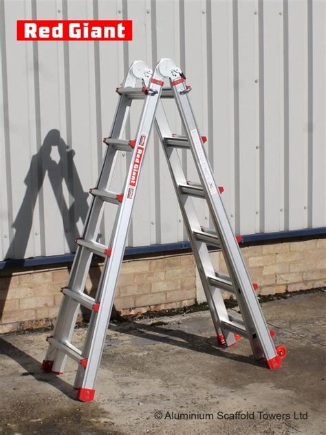 Telescopic Multi Purpose Ladder Tread X Aluminium Scaffold