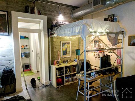 Diy Full Size Loft Bed For Adults With Plans To Build Your Own