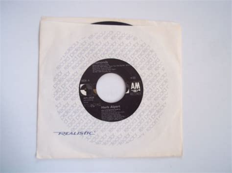 Herb Alpert Janet Jackson Diamonds African Flame 45 Rpm 7