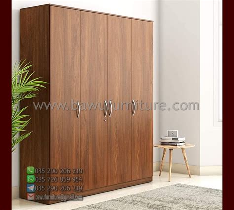 Lemari Baju 3 Pintu Model Minimalis Terbaru Jepara Bawu Furniture