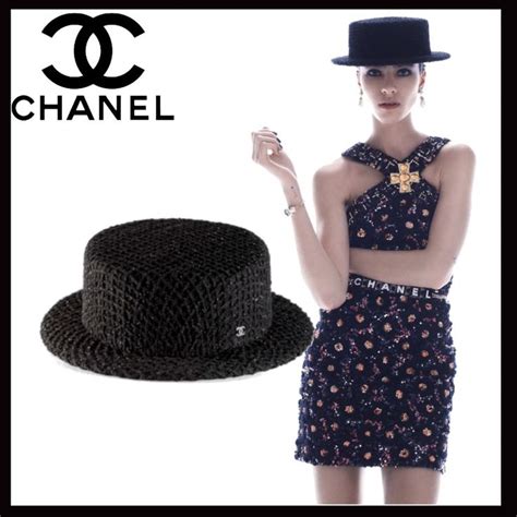 Chanel Fw Unisex Street Style Wide Brimmed Hats Aa B