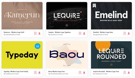 100 Modern Logo Fonts For Your Branding And Design Projects