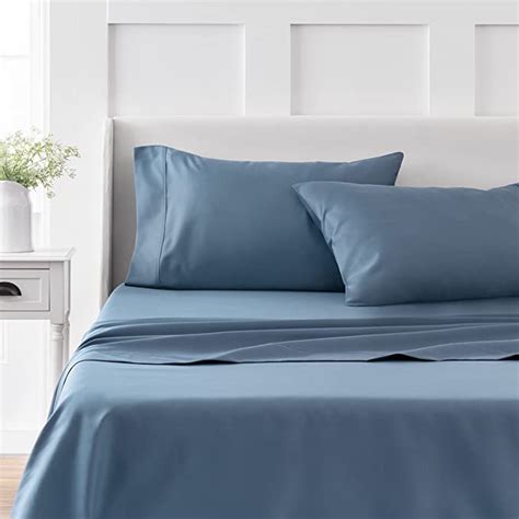 Martha Stewart 100 Cotton Queen Sheet Set 4 Piece Soft