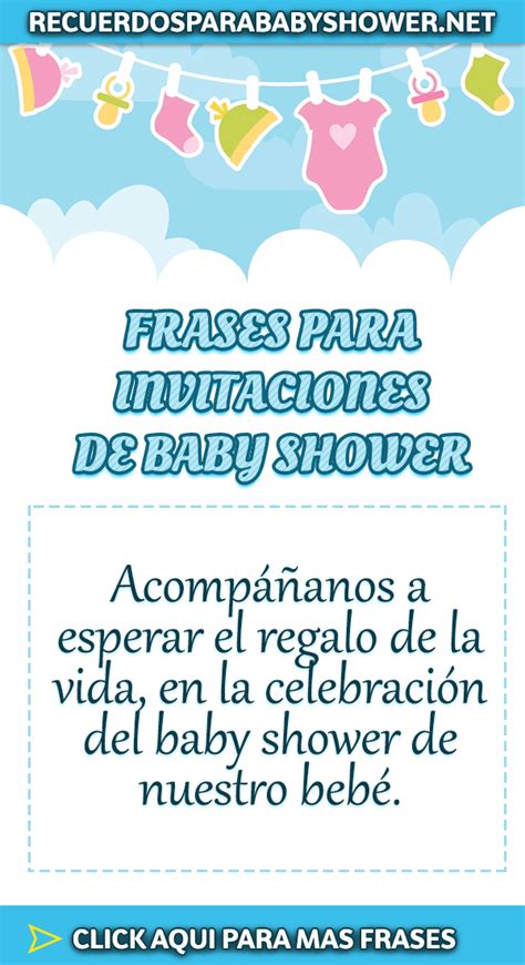 Las 20 Mejores Frases Para Baby Shower Con DiseÑo