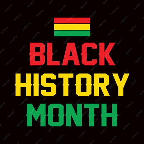 Premium Vector Black History Month Background Black History Month