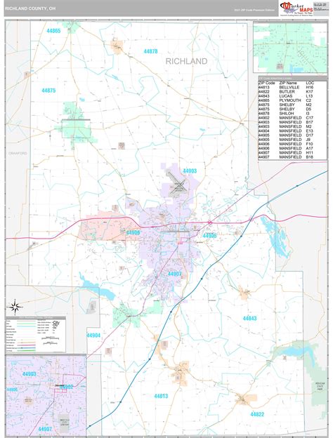 Map Of Richland County Ohio | Maps Of Ohio