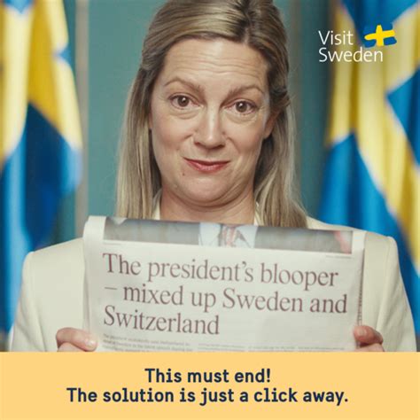 Sweden builds a campaign out of presidential faux pas - Campaign Middle ...