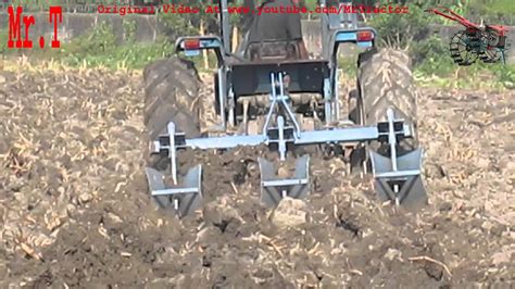 Ford Tractor Plowing Dirt Youtube