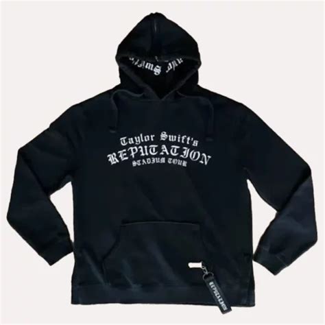 Pullover Taylor Swift Reputation Stadium Tour Snake Black Hoodie