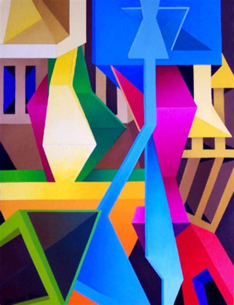 40 Aesthetic Geometric Abstract Art Paintings - Bored Art