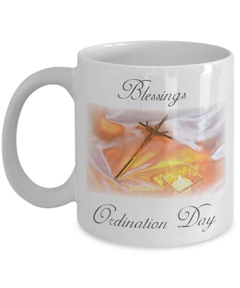 Ordination Day Blessings T Mug Candle And Cross